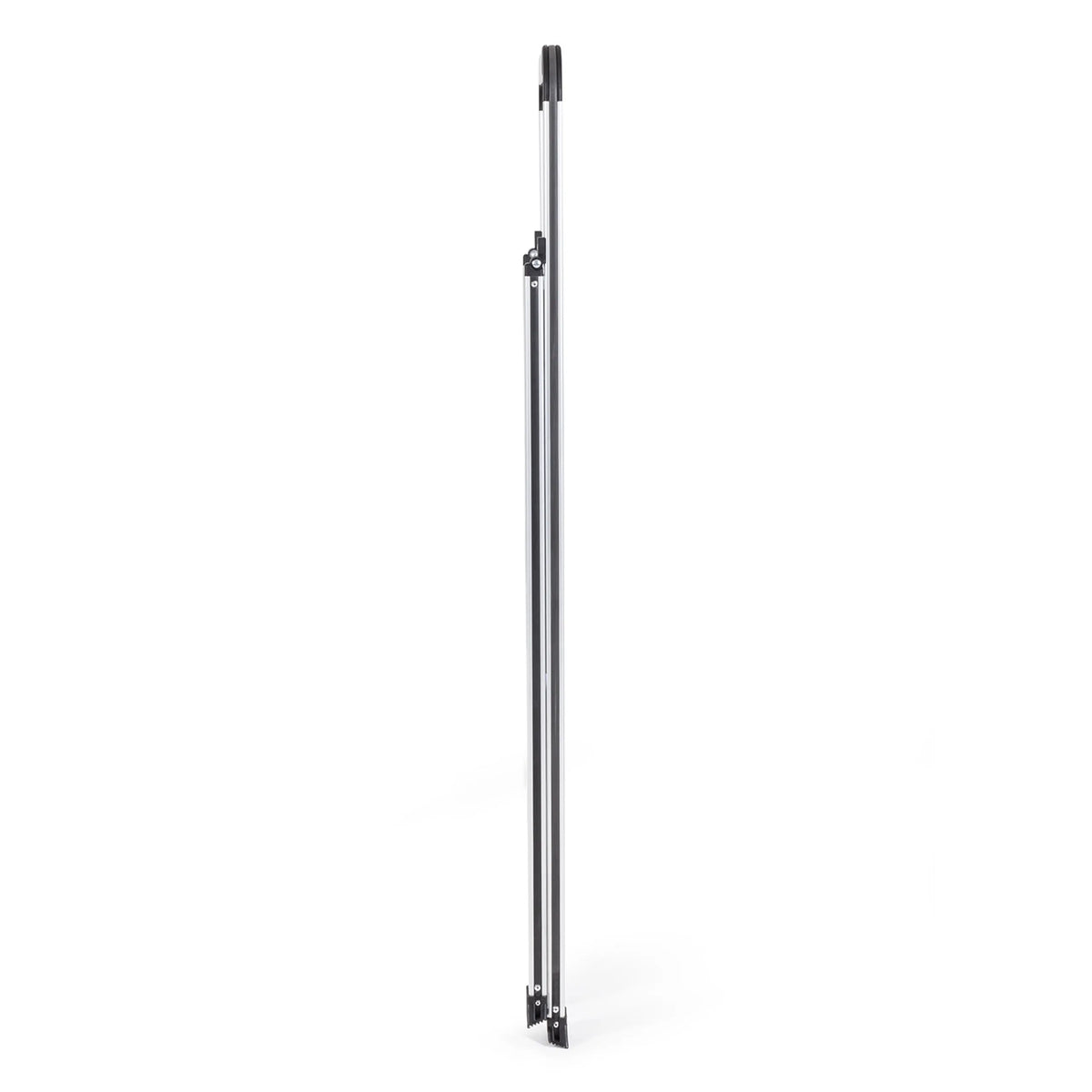 Vista lateral de la Escalera plegable SOLID V de aluminio de hjh OFFICE
