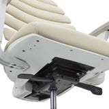Parte inferior del asiento con mecanismo de ajuste de la silla de oficina profesional ERGO LINE W en Salted Caramel de hjh OFFICE