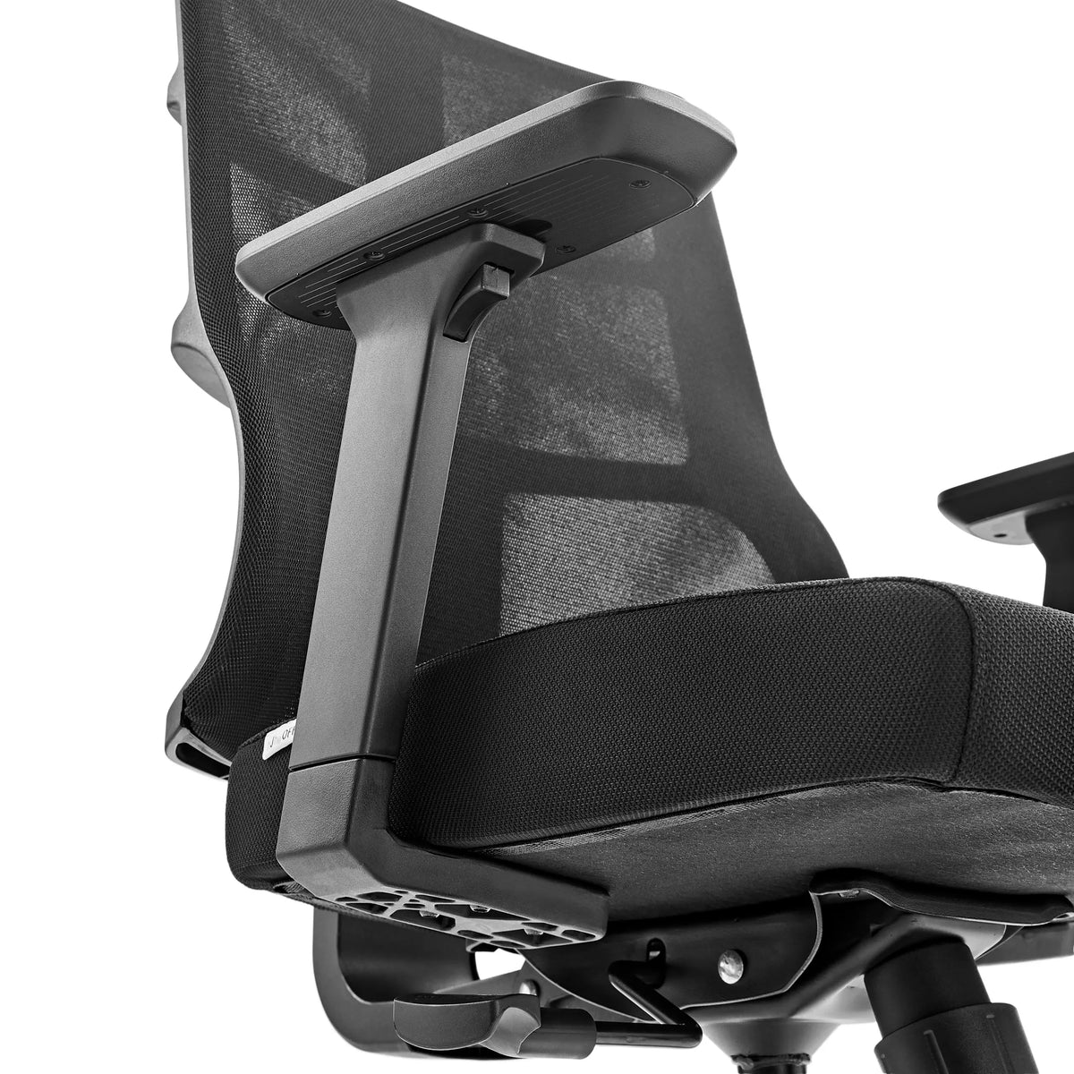Reposabrazos ajustable y respaldo de malla de la Silla de oficina profesional SPINIO de hjh OFFICE