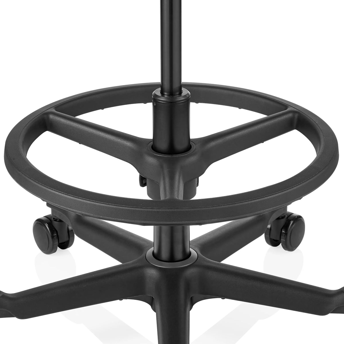 Base negra con ruedas de la Silla de trabajo WORK MF2 de hjh OFFICE