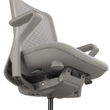 Parte inferior del asiento y reposabrazos de la Silla alta gama VERVIO de hjh OFFICE