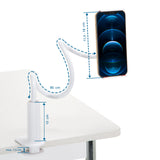 Dibujo dimensional del Soporte para teléfono móvil y tableta FLEXMOBI I con una longitud de 80 cm de hjh OFFICE