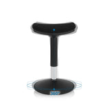 Función giratoria de 360 grados del asiento de pie BALANCE SIT I B en negro de hjh OFFICE