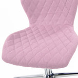Asiento y respaldo acolchados en rosa de la Silla giratoria para niños JOY II de hjh OFFICE