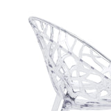 Patrón de malla transparente del asiento de la silla de cuatro patas Artifo T de hjh LIVING