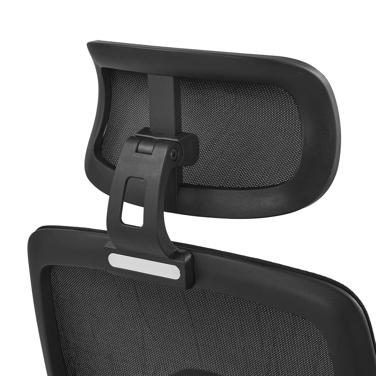 Reposacabezas regulable en altura con funda de malla de la silla de oficina profesional Ergosento en negro de hjh OFFICE