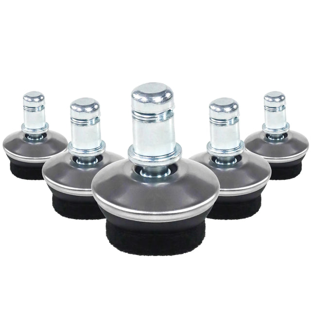 5 x STAND FZ | 11 mm | Filzgleiter | Hartboden - Stuhlgleiter - buerostuhl24