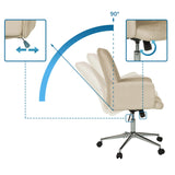 Mecanismos de ajuste e inclinación de 90 grados de la Silla Home Office SOLAO 400 de hjh OFFICE
