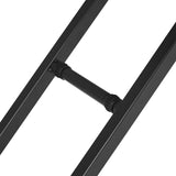 Travesaño de conexión negro del armazón Worktime Lift de hjh OFFICE
