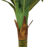 Base del tallo y hojas verdes de la Planta artificial DRACAENA I de hjh OFFICE