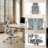 Reposacabezas y reposabrazos ajustables de la Silla alta gama CASSILIS W de hjh OFFICE