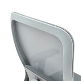 Respaldo de malla gris de la silla de mostrador Top Work 44 W de hjh OFFICE