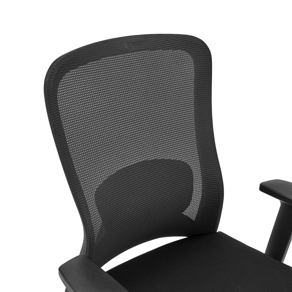 Respaldo de malla transpirable de la Silla de trabajo Top Work 44 en negro de hjh OFFICE