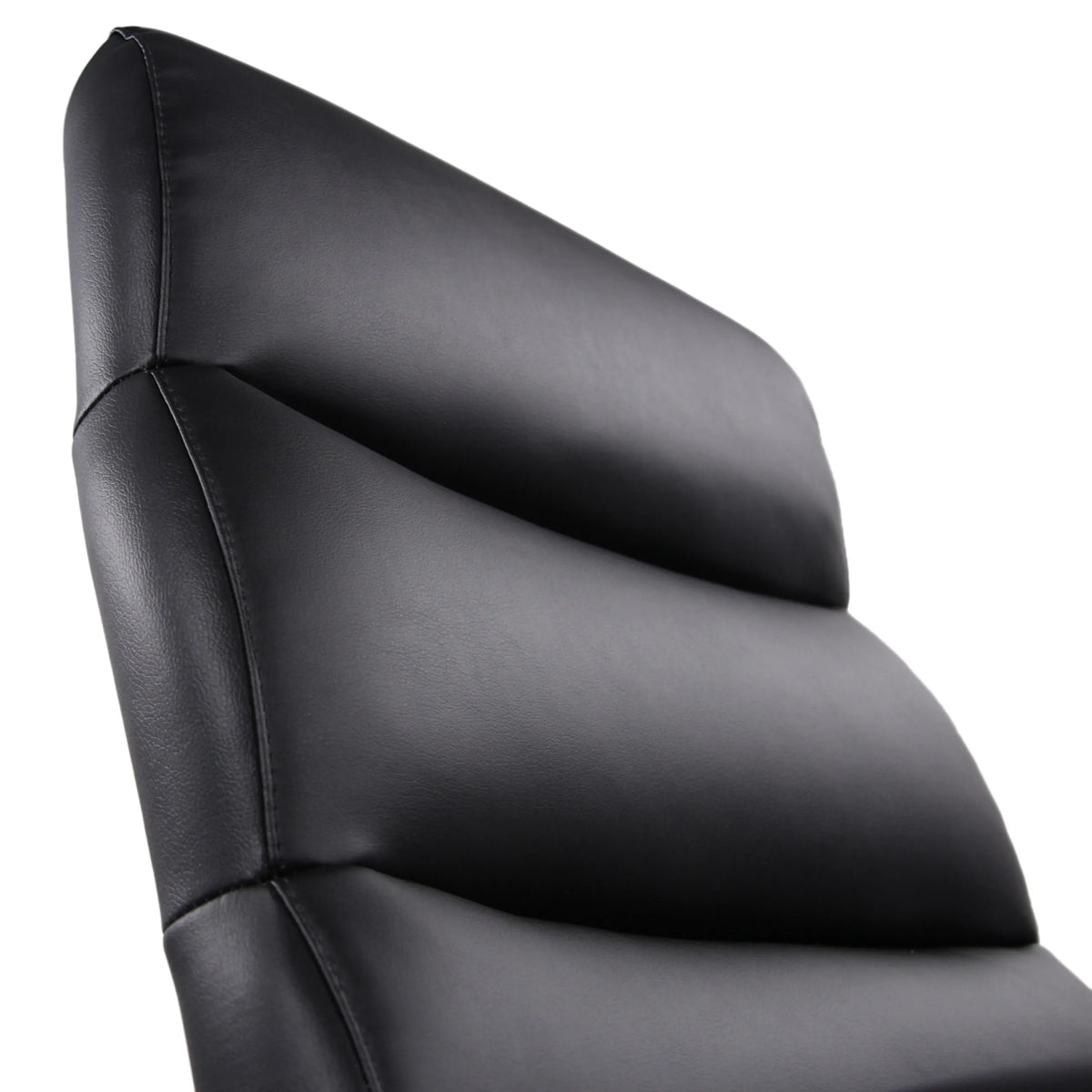 Respaldo acolchado en negro del Sillón de oficina profesional FUTURA 100 de hjh OFFICE