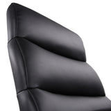 Respaldo acolchado en negro del Sillón de oficina profesional FUTURA 100 de hjh OFFICE