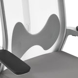 Cojín de soporte lumbar gris de la Silla de oficina profesional ARCEO W de hjh OFFICE