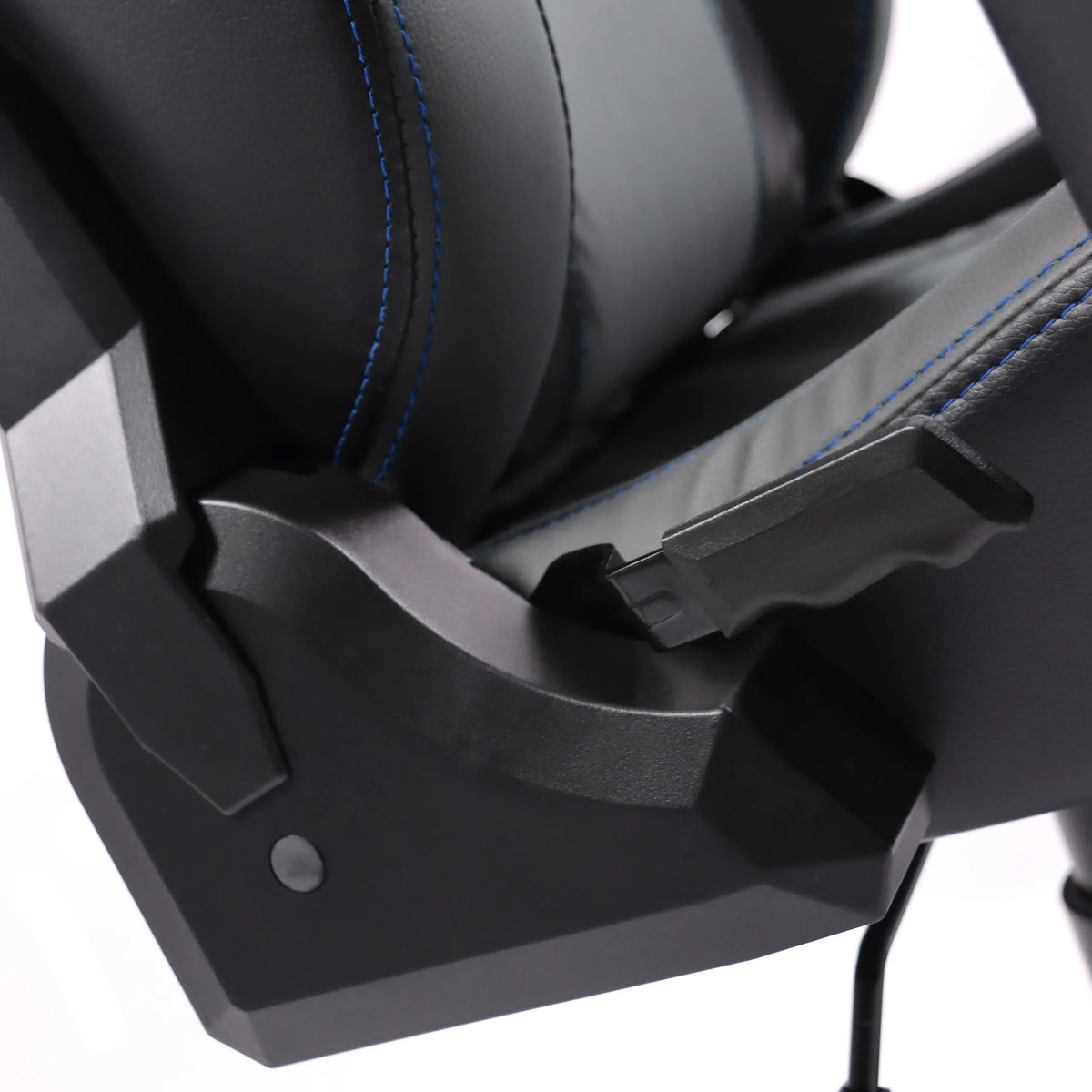 Mecanismo de ajuste y acolchado de la Silla gaming GAMEBREAKER POLARYS I en gris y azul de hjh OFFICE