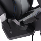 Mecanismo de ajuste y acolchado de la Silla gaming GAMEBREAKER POLARYS I en gris y azul de hjh OFFICE