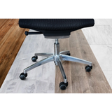 Ruedas para sillas 5x ROLO 10mm/50mm negras para suelos duros con base pulida de hjh OFFICE