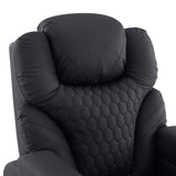 Respaldo con costura de panal del Sillón de diseño Game Sport RX en negro de hjh OFFICE