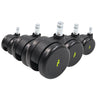 5x ROLO ESD 11mm/65mm | Hartböden - Stuhlrollen - buerostuhl24