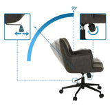 Mecanismos de ajuste y ángulo de inclinación de la silla home office SOLAO LIFE de hjh LIVING