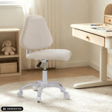 Silla giratoria para niños Lumikid en color beige con ruedas y pistón de gas de hjh OFFICE (imagen generada por IA)