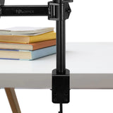 Sujeción de mesa negra del Soporte de monitor VM-MH2 de hjh OFFICE