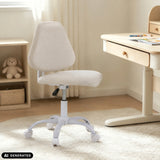 Silla giratoria para niños Lumikid en color beige con ruedas y pistón de gas de hjh OFFICE (imagen generada por IA)