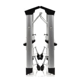 Vista plegada de la escalera plegable SOLID VI de aluminio con dos peldaños de hjh OFFICE