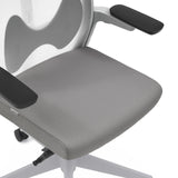 Asiento y reposabrazos grises de la silla de oficina profesional ARCEO W de hjh OFFICE