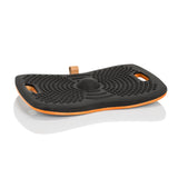 Tabla de equilibrio ACTIV negra con estructura de nodos y núcleo naranja de hjh OFFICE – vista de 360° (vista lateral 72°)