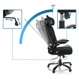 Mecanismos de ajuste y función de inclinación de la Silla giratoria XXL INSTRUCTOR SW I PRO de hjh OFFICE