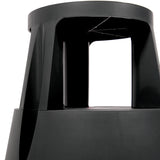 Parte superior del taburete bajo TIO-M I negro con abertura para el asa de hjh OFFICE