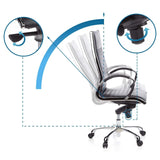 Respaldo ajustable y mando giratorio del Sillón de oficina profesional PARMA 20 de hjh OFFICE