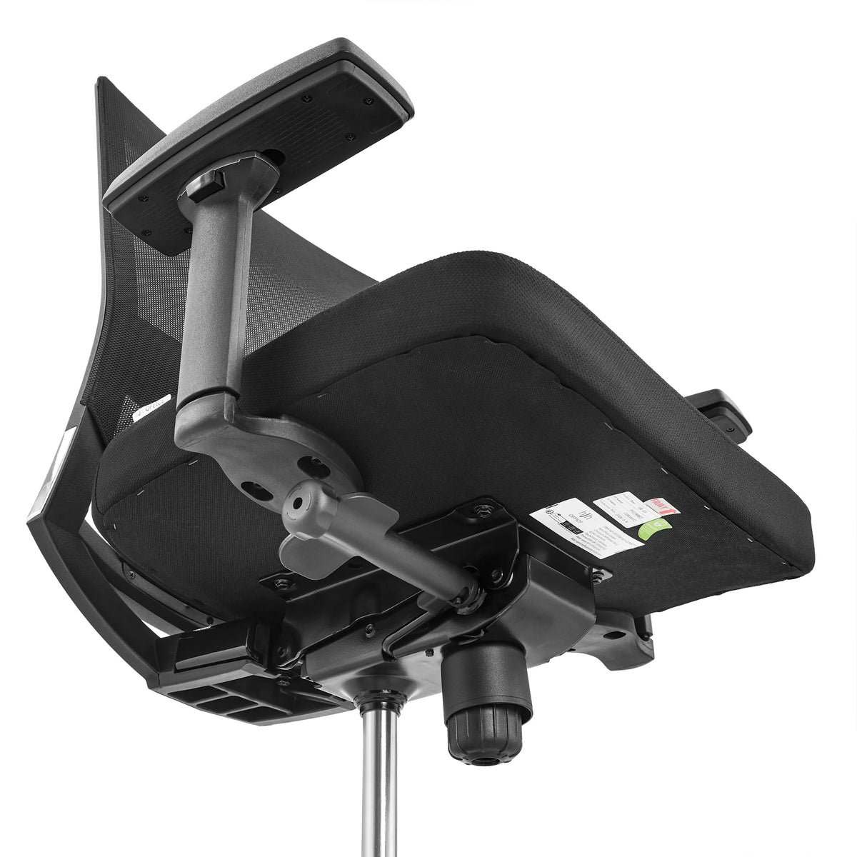 Parte inferior del asiento y mecanismo de la silla de oficina profesional PORTO BASE en negro de hjh OFFICE