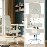 Silla Home Office STRYKA W en beige con soporte lumbar y ajuste de altura de hjh OFFICE (imagen generada por IA)
