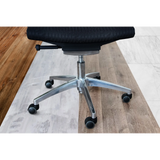 Fünfstrahlkreuz mit schwarzen Stuhlrollen 5x ROLO 11mm/50mm für Hartböden von hjh OFFICE
