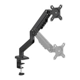 Soporte de monitor negro Ergomount GF1 con dos brazos ajustables y fijación a mesa de hjh OFFICE