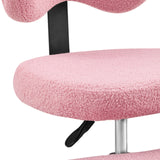 Tapizado rosa texturizado del asiento de la silla de meditación Asanasit de hjh LIVING