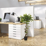 Planta artificial FICUS I en color verde con maceta negra de hjh OFFICE