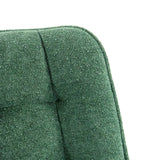 Tejido estructurado color petróleo de la Silla de comedor ELARIS de hjh LIVING
