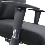 Reposabrazos regulable en altura de la Silla de oficina profesional FORCOM en negro de hjh OFFICE