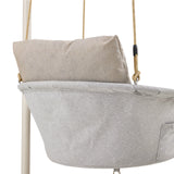 Cojines y suspensión de la silla colgante Skylo en beige de hjh LIVING