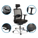 Funciones ajustables del Sillón de alta gama SENATOR PRO con reposacabezas, reposabrazos y mecanismo de hjh OFFICE