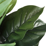 Hojas verdes de la planta artificial EPIPREMNUM de hjh OFFICE