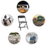 Schwarzer Outdoor-Stuhl TUDELA XXL PRO mit perforierter Sitzfläche und Rückenlehne von hjh OFFICE