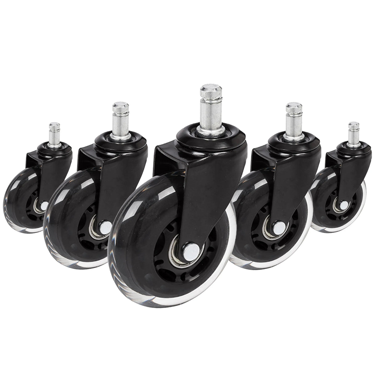 5x ROLO SKATE ST 11mm/75mm Suelos duros - Ruedas para sillas 