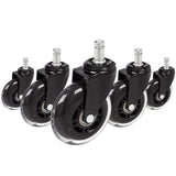 5x ROLO SKATE ST 11mm/75mm Suelos duros - Ruedas para sillas 