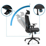 Respaldo y altura del asiento ajustables de la Silla de oficina profesional KODIAK de hjh OFFICE